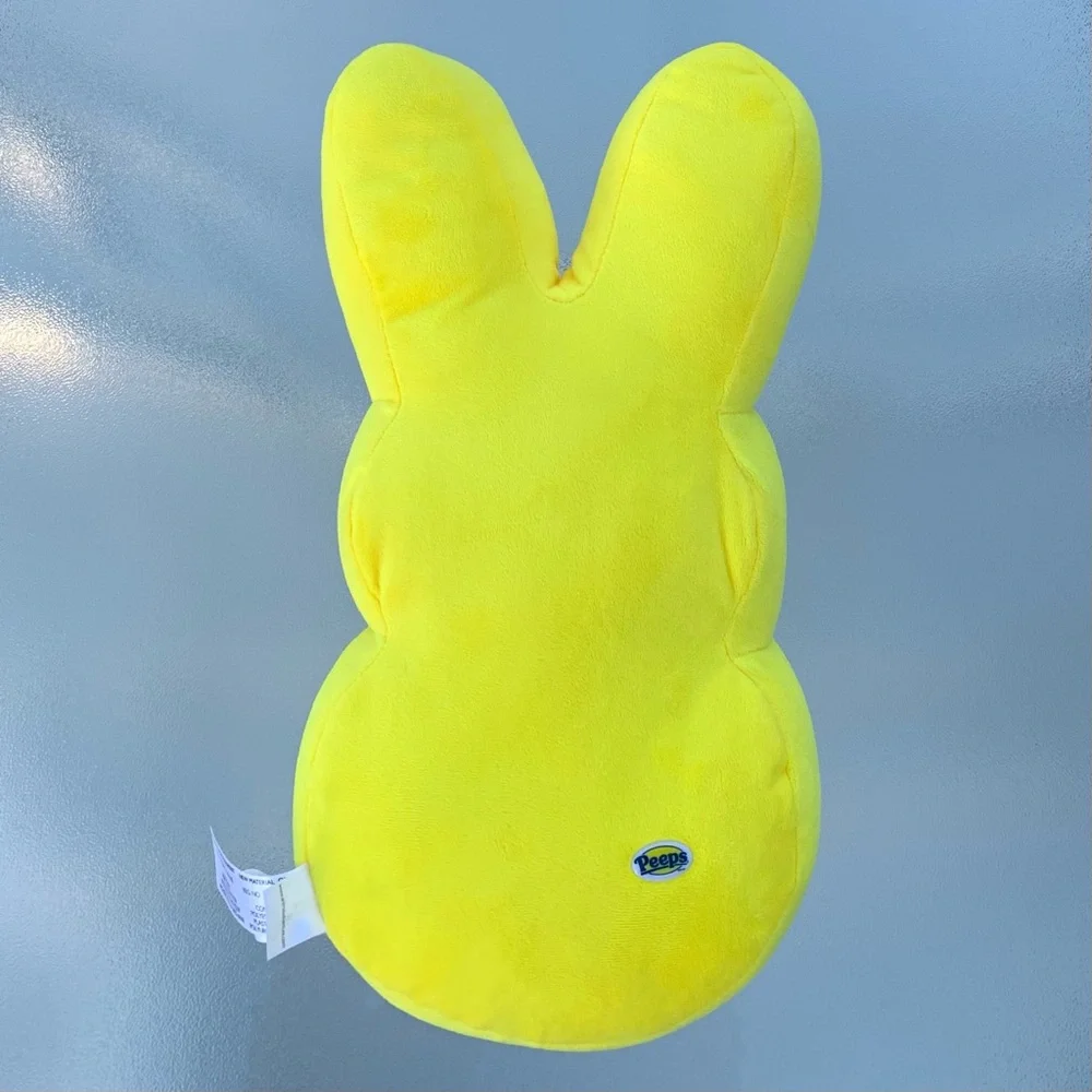 Yellow Peeps Easter Bunny 16” Plush Toy / Decorative Throw Pillow